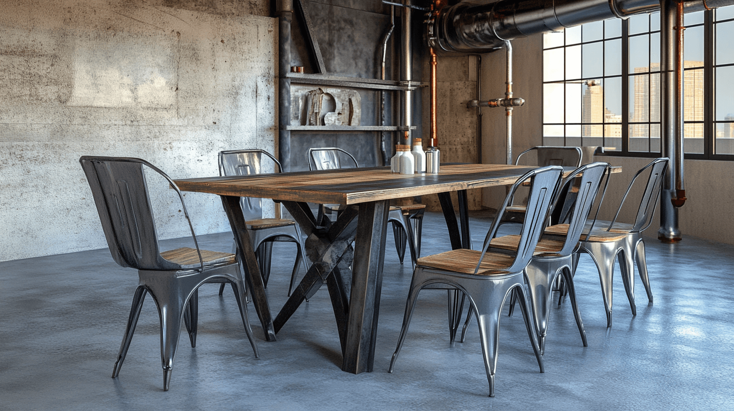 Möbler i industristil: funktionalitet möter design