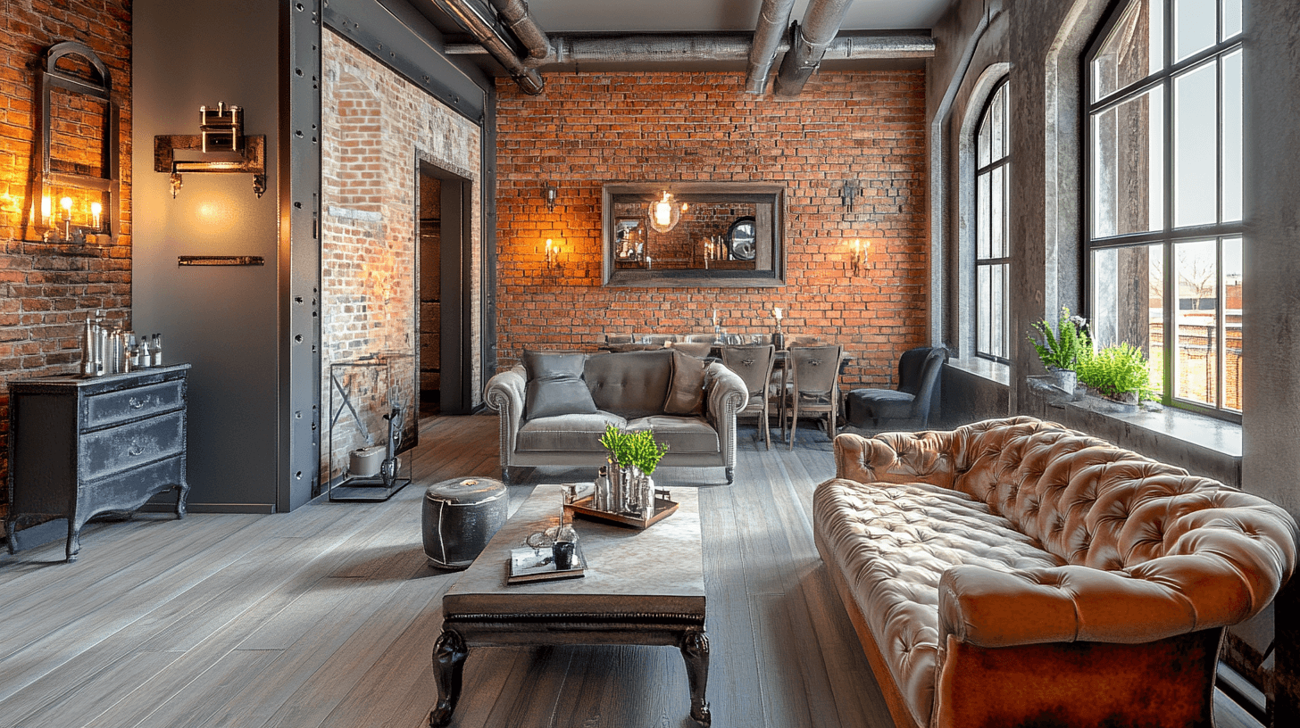 Industriell Glamour: Blandningen av industriell stil och lyx