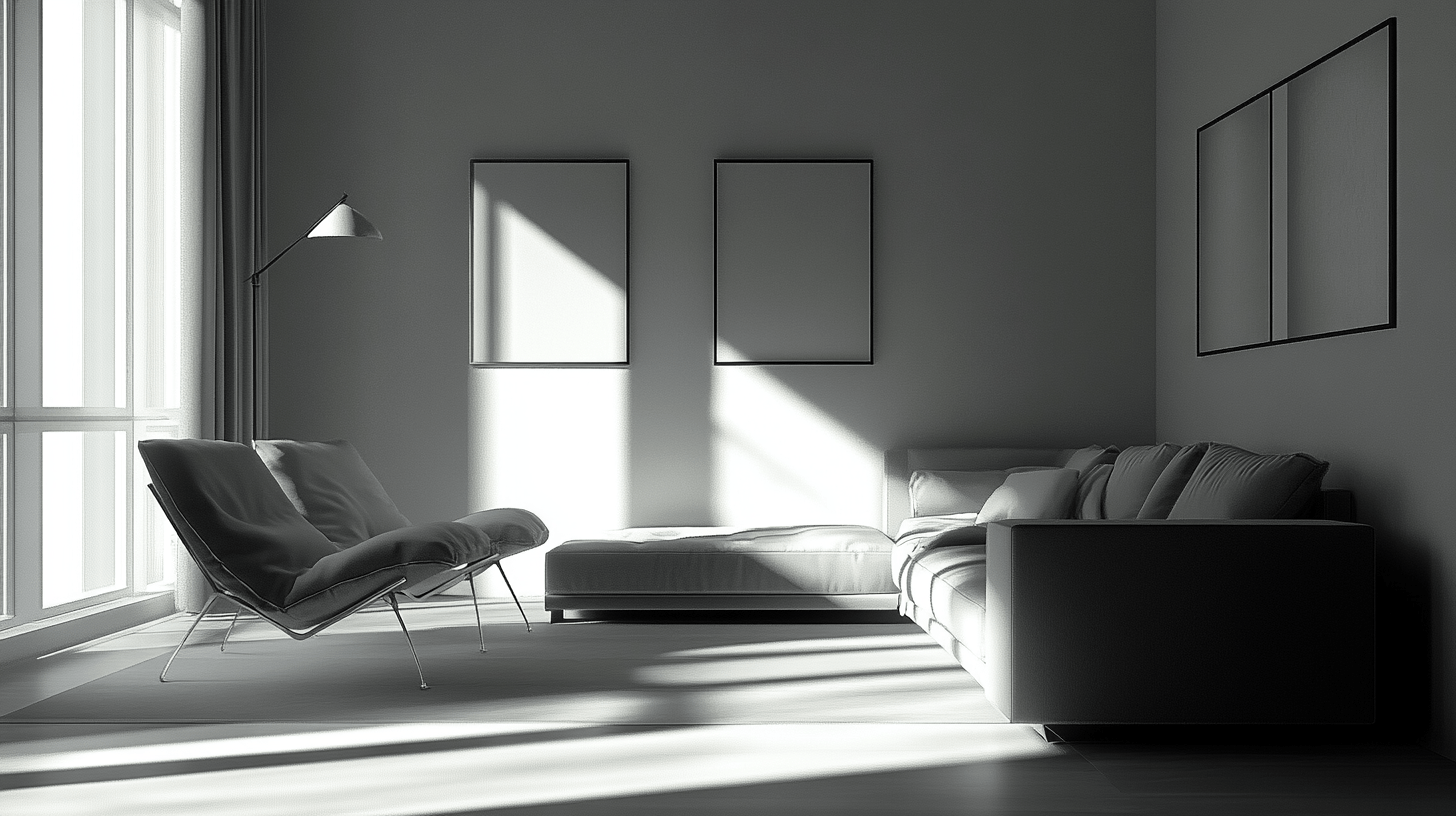 Monokroma inredningsstilar: Minimalism möter elegans
