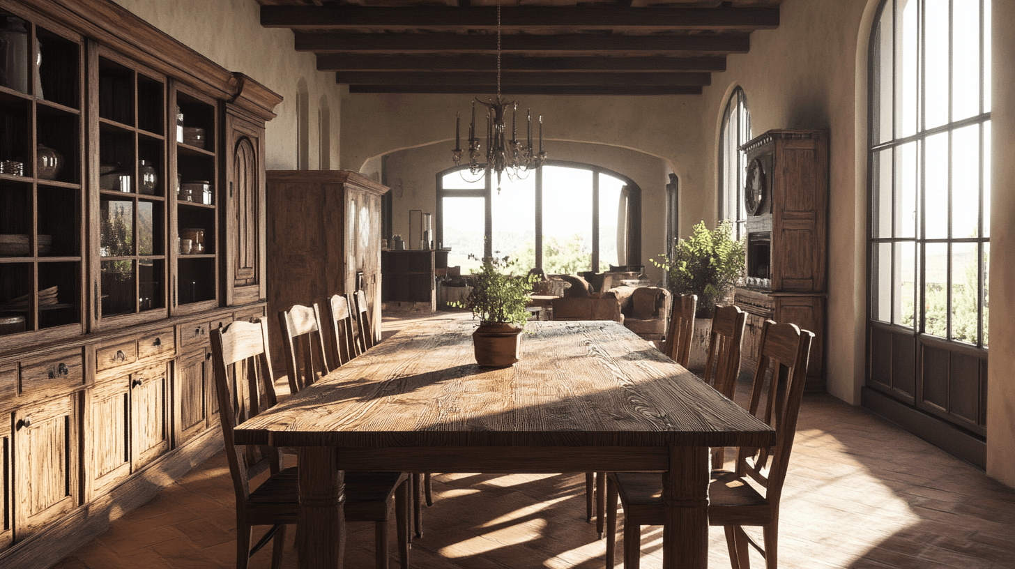 Möbler i Toscana-stil: Rustik elegans