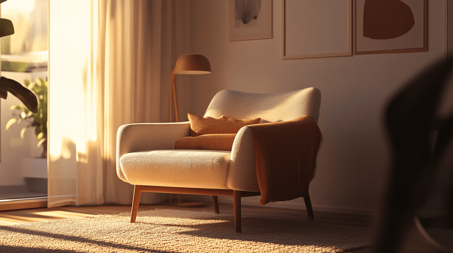 Möbler för Cozy Minimalism: Mindre är mer, men mysigt