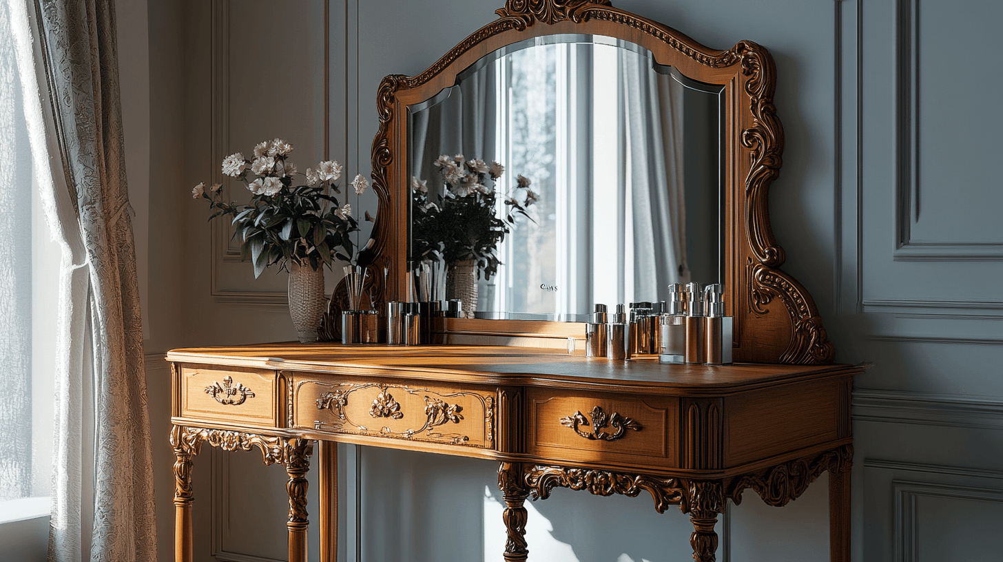 Klassiska sminkbord: Elegant och funktionell förening