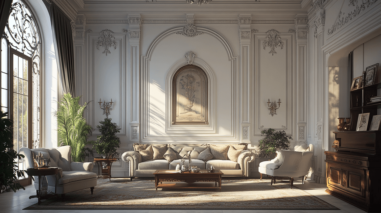 Dekoration i Classic Revival stil
