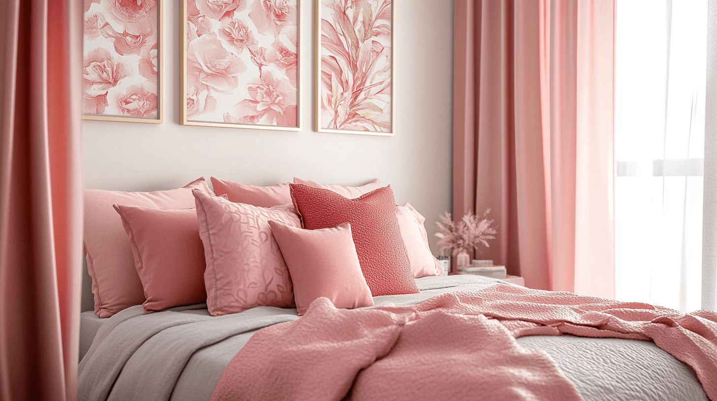 Dekoration i rosa: sätta accenter