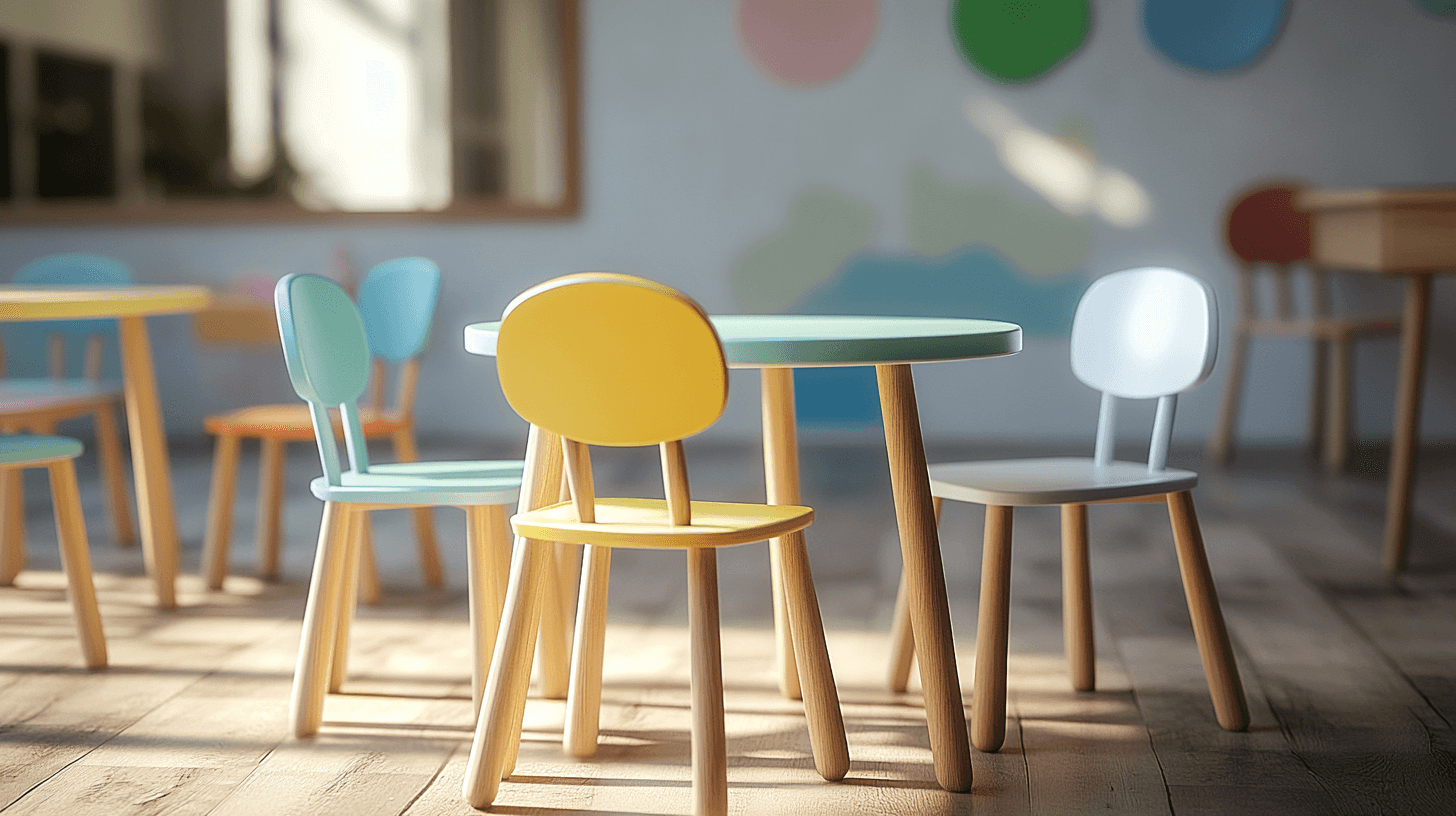 Ergonomiska stolar för små konstnärer