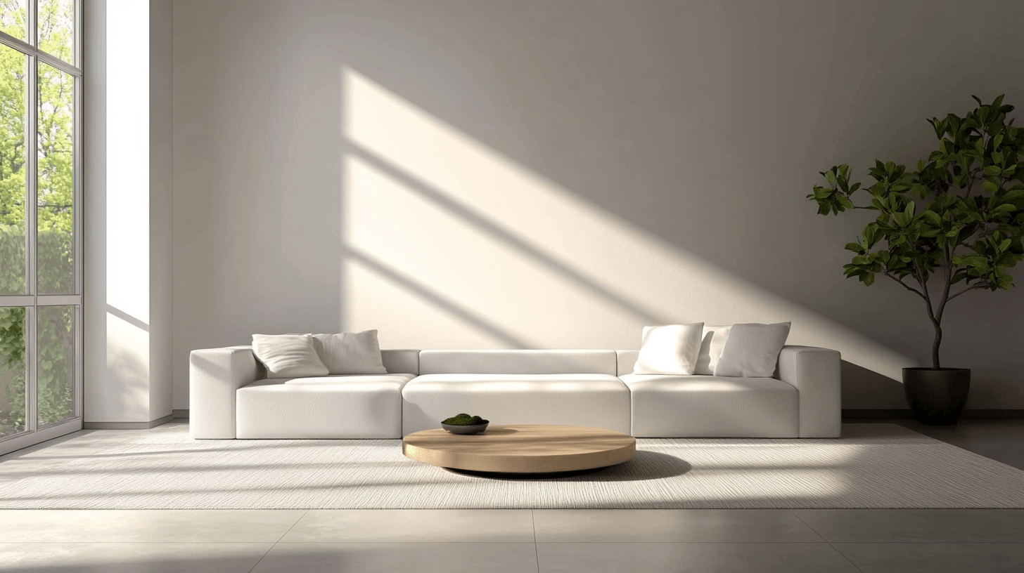 Minimalistiska möbler för Urban Zen