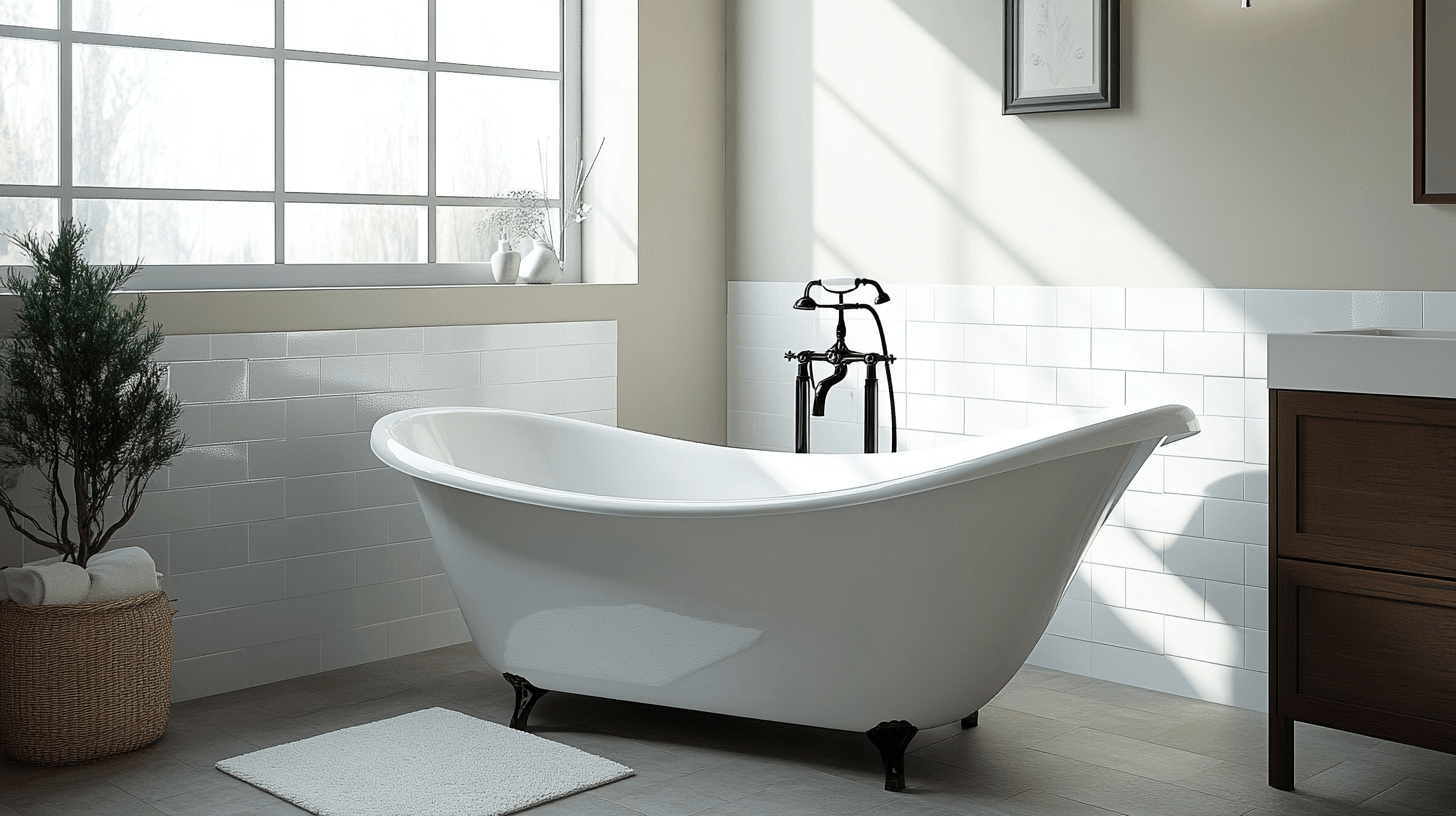 Stilfulla designer för ett lyxigt badrum