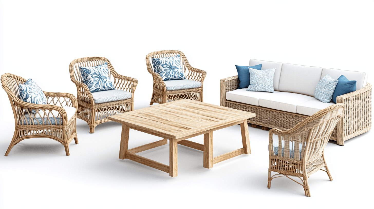 Möbler i Coastal Living-stil