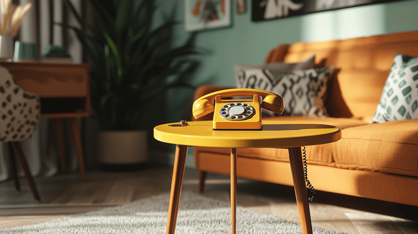 Material och bearbetning av telefonbord