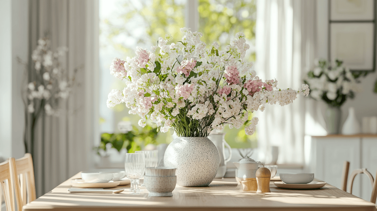 Blomsterdekoration: Färska blommor för våriga accenter