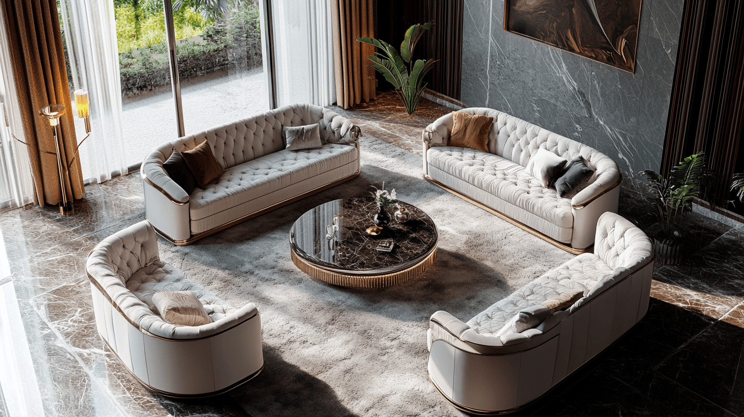 Italiensk stil: Lyxiga material och eleganta former