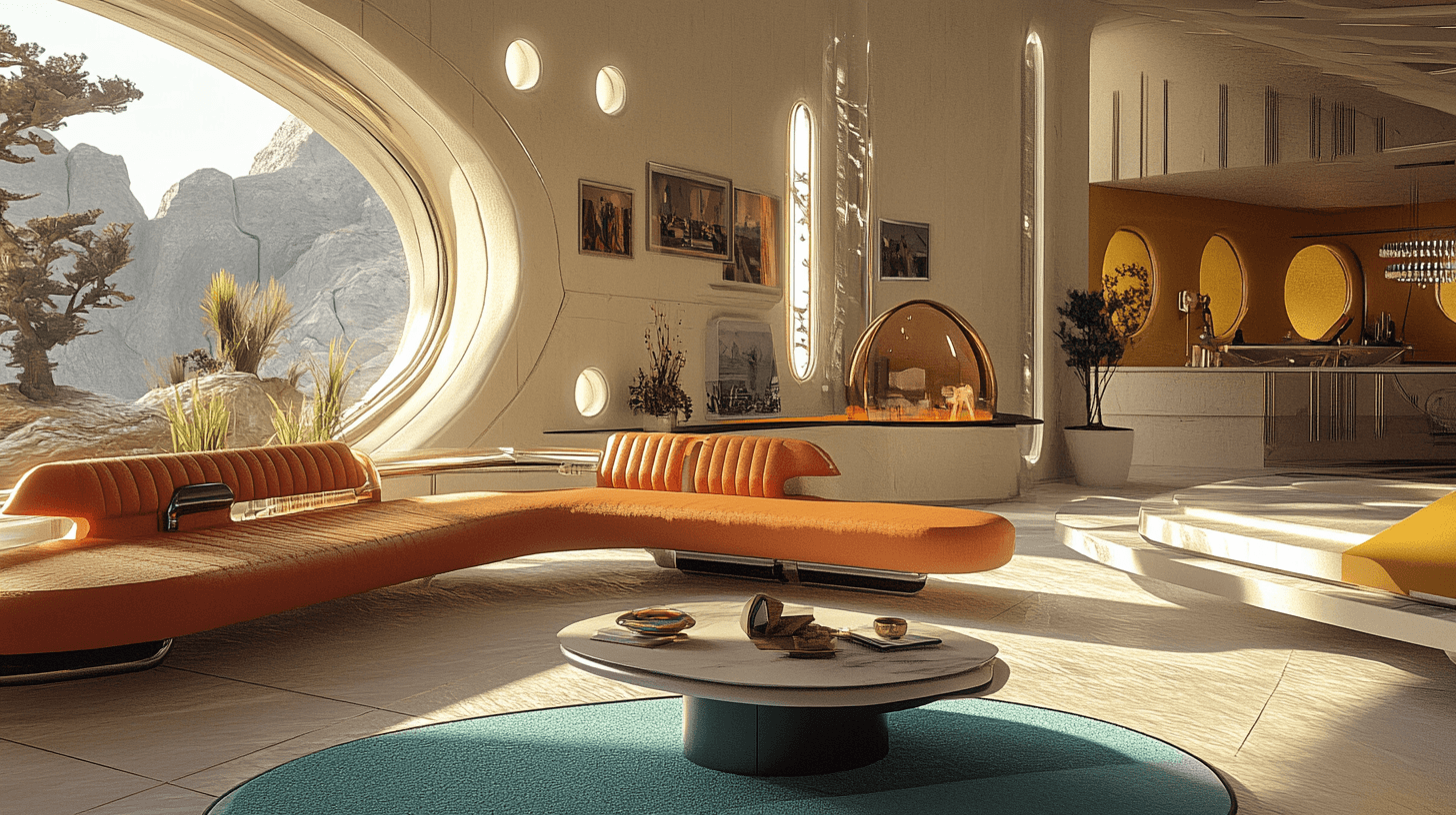 Bomhusstilar i retrofuturism