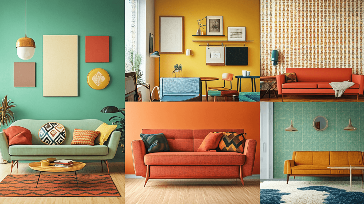 Inredningsstilar i retrodesign från 70-talet
