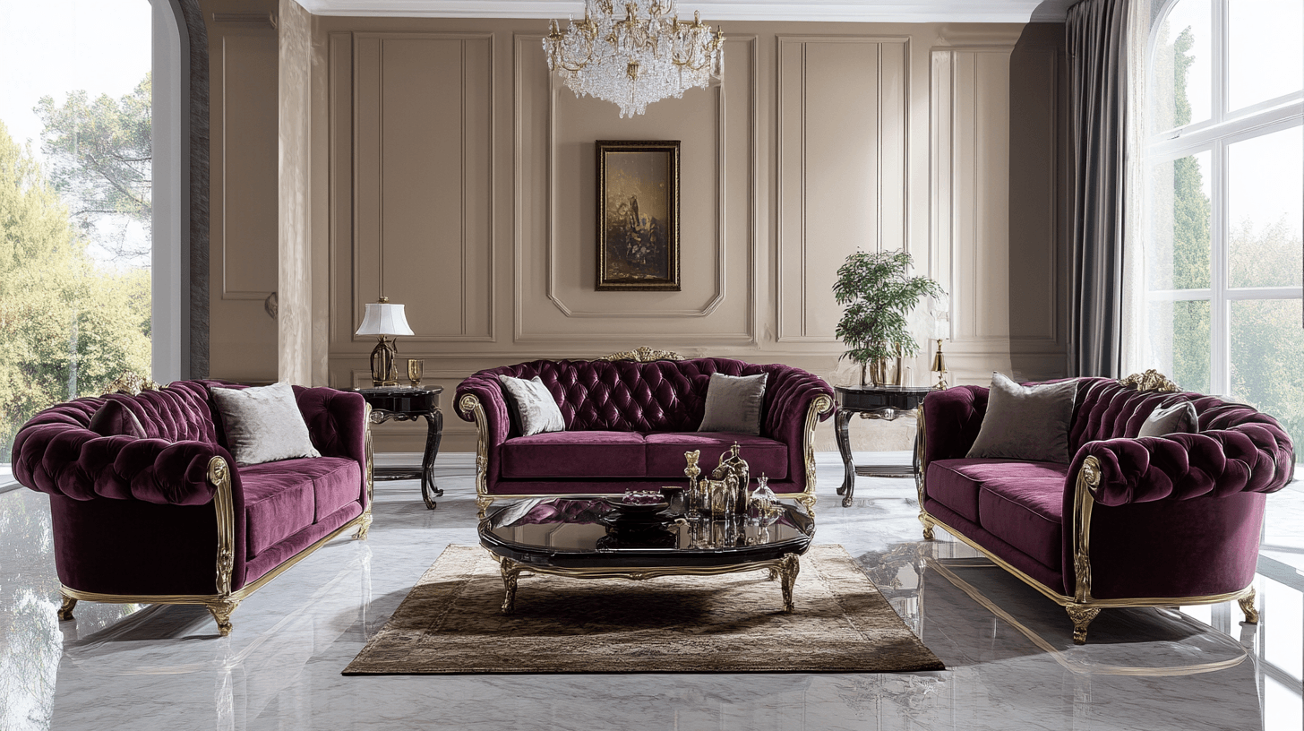 Italiensk lyx: Opulenta möbler och ädla material