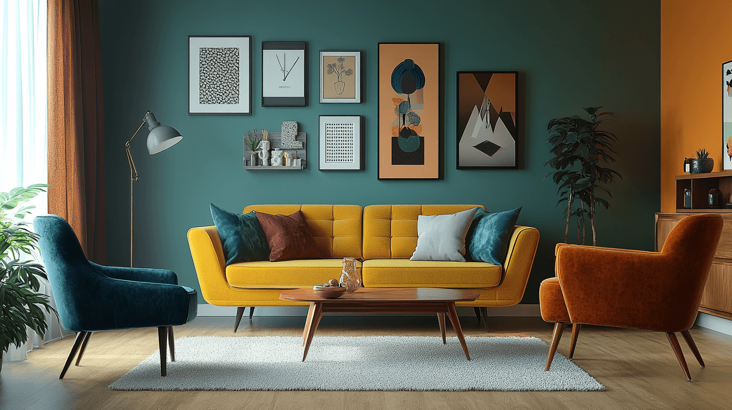 Färgdesign: Den rätta paletten för retrocharm