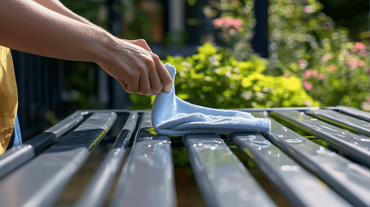 Skötsel och rengöring av trädgårdsmöbler i plast