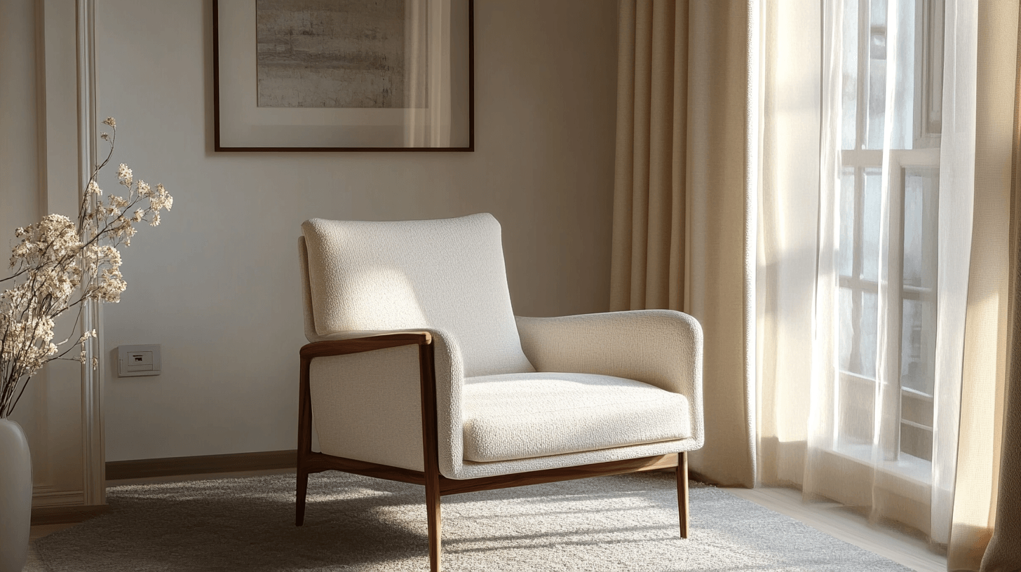 Möbler i minimalistisk klassisk stil