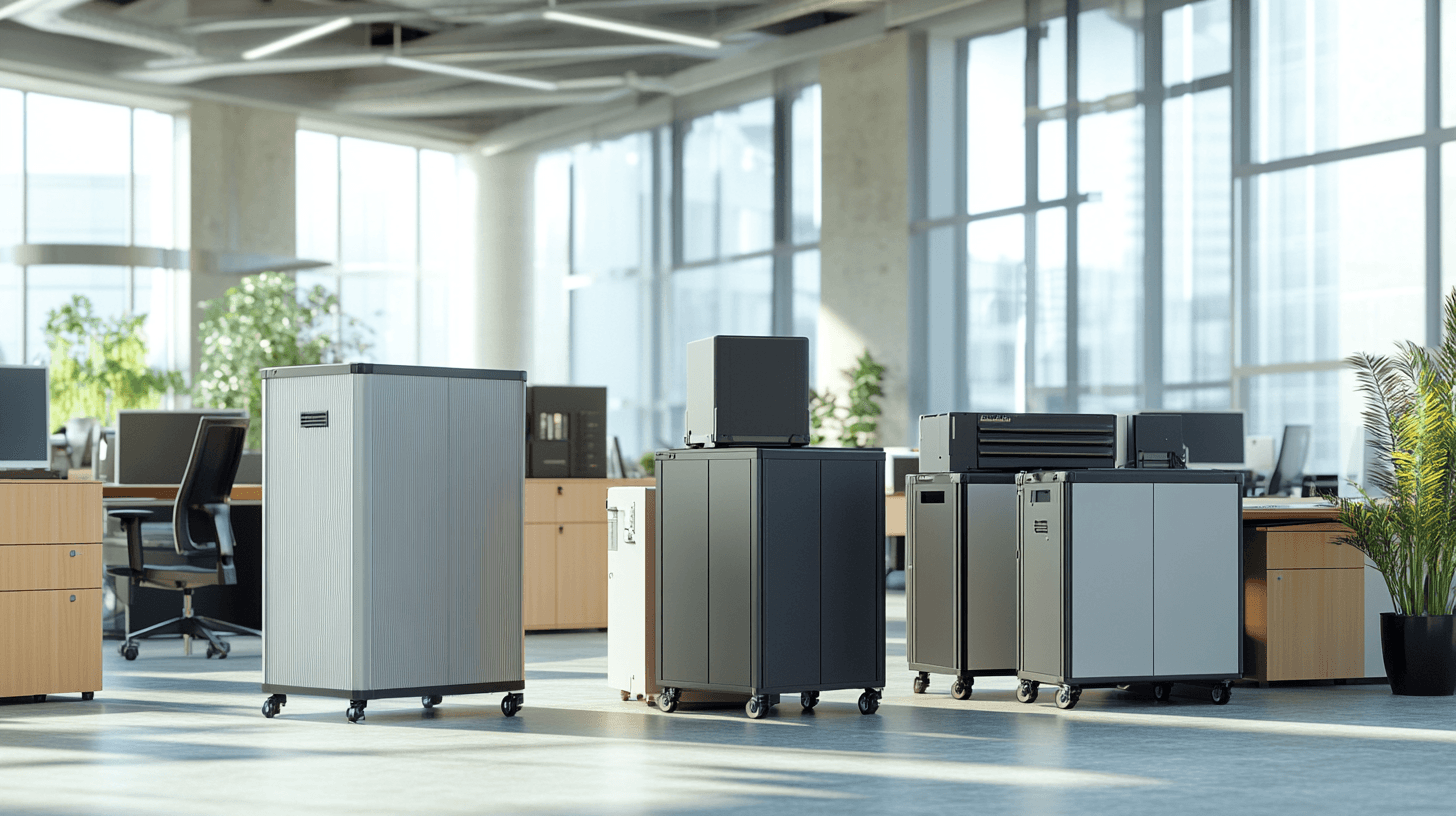 Material och design av rullbehållare