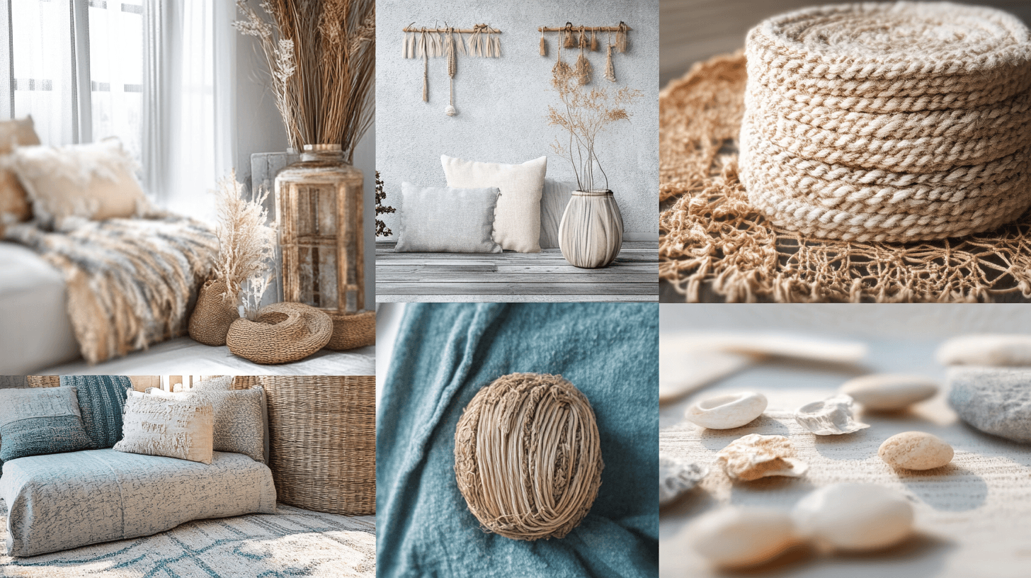 Dekoration i Scandi-Boho-stil: Använda texturer och färger på ett skickligt sätt
