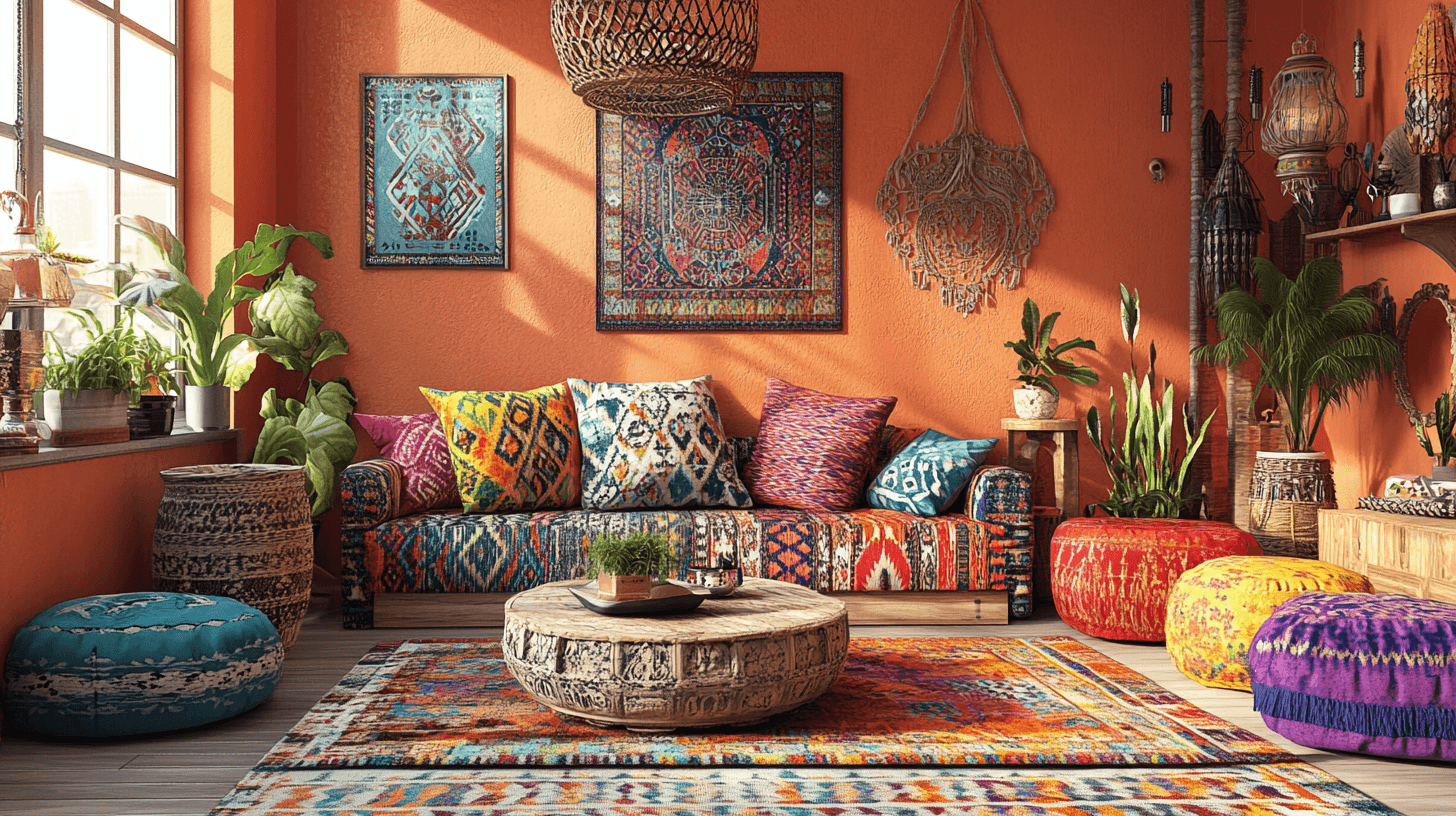Maximalistisk Boho: Färger och mönster utan gränser
