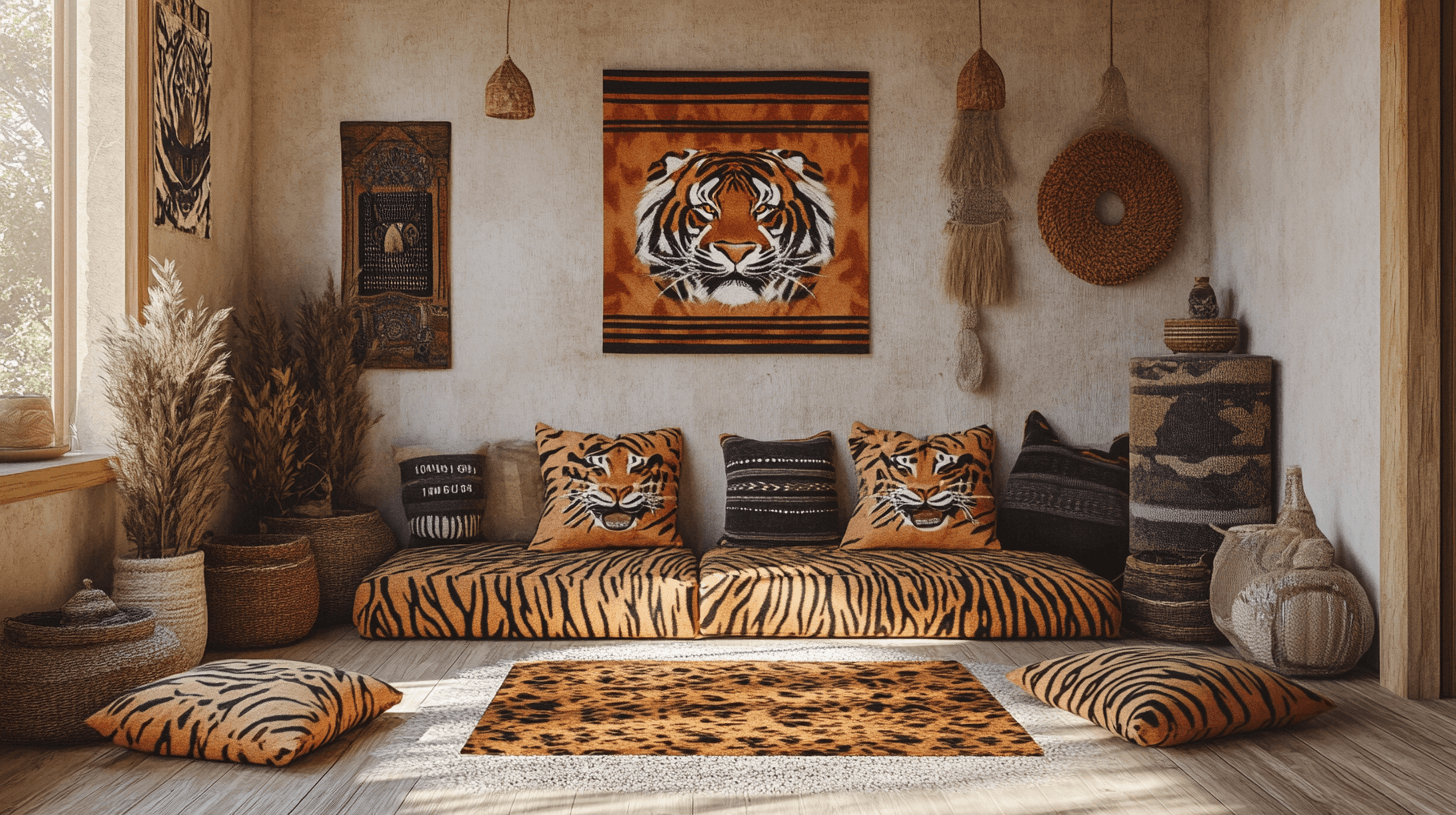 Tigertryck: Exotik och värme