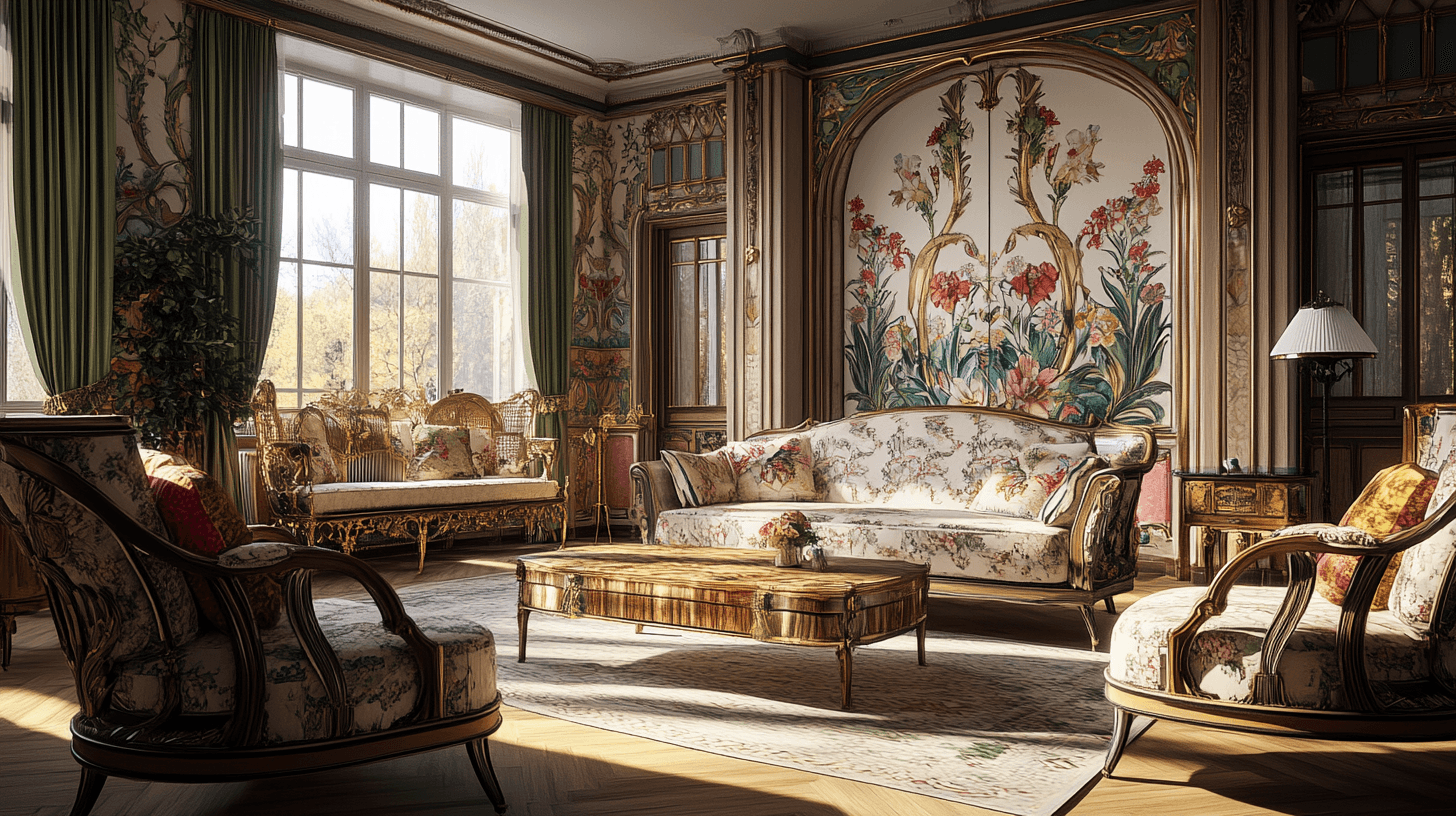 Jugendstil: Konstnärlig boendestil med florala motiv