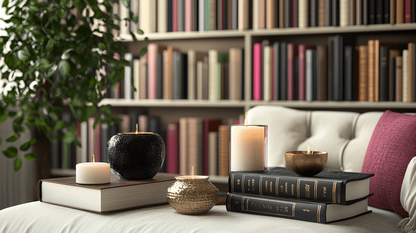 Dekoration och tillbehör för biblioteket