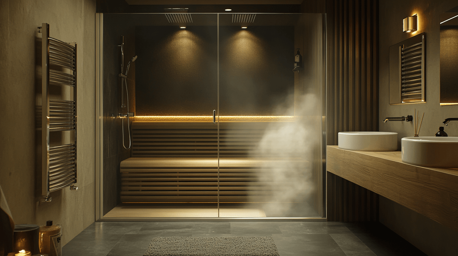 Badrum med integrerad bastu: Upplev wellness hemma