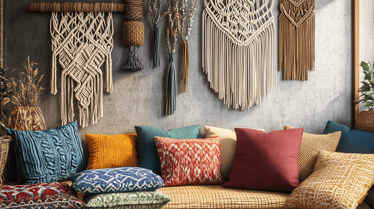Dekoration i Boho-chic-stil