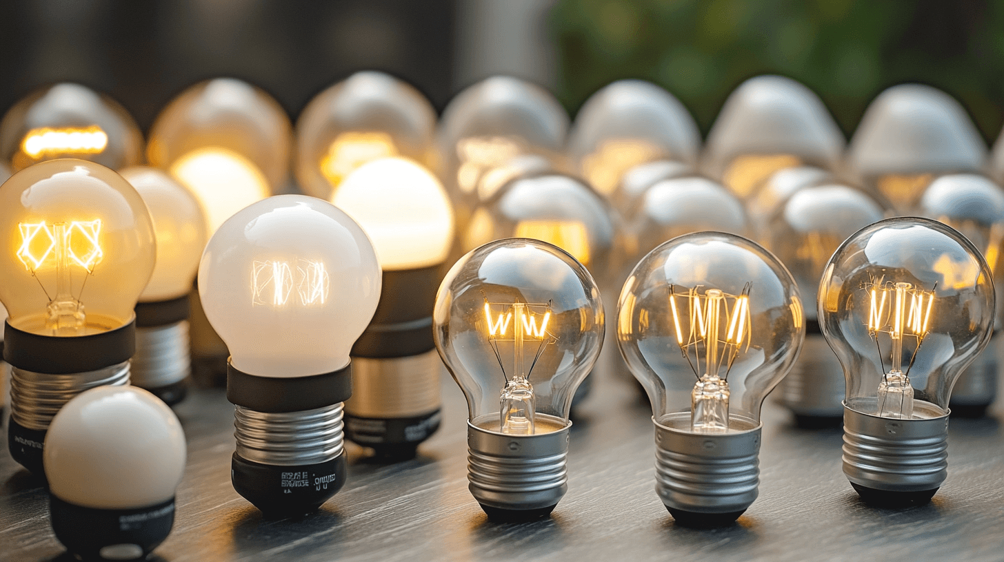 Olika typer av energisparlampor