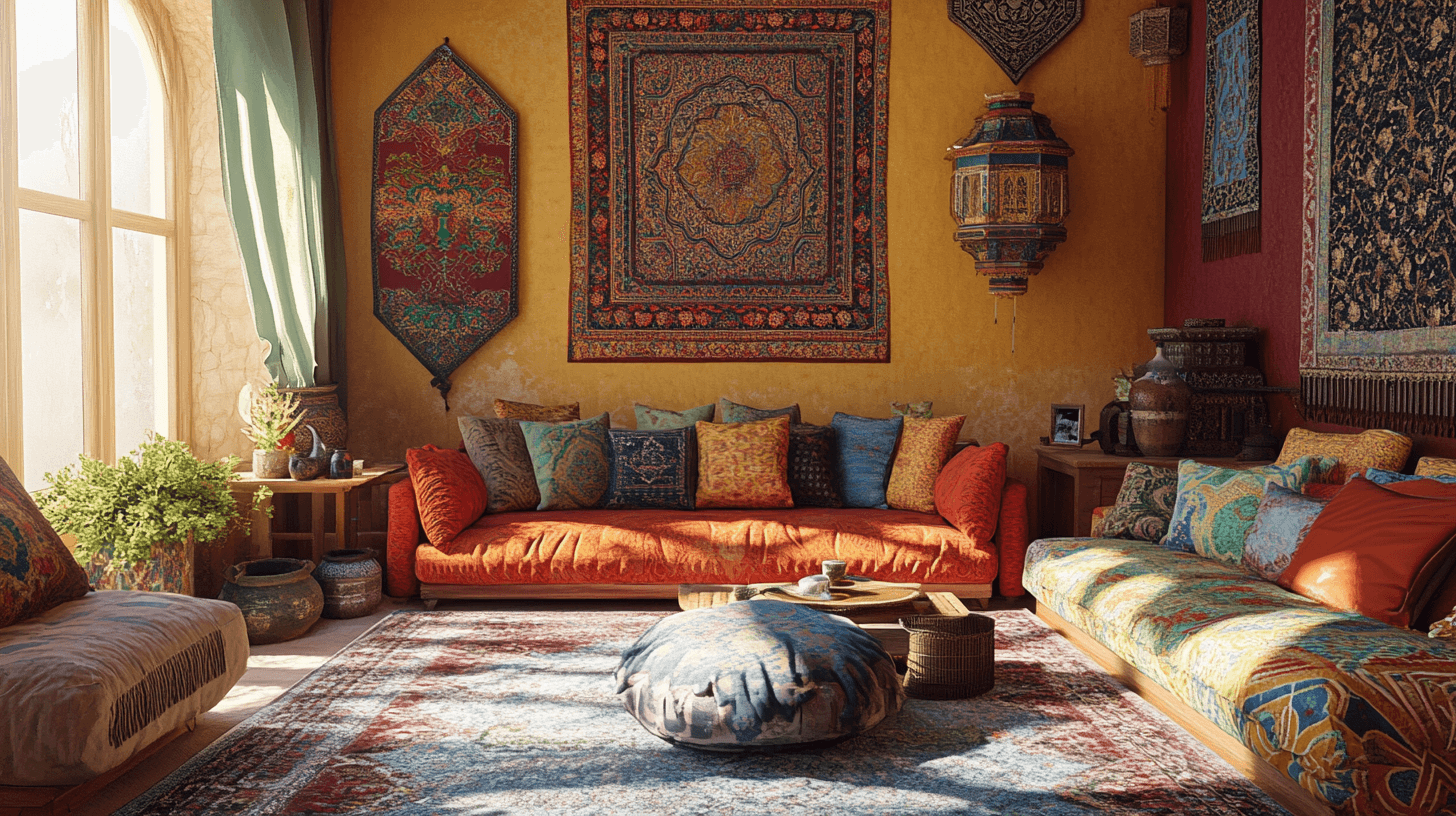 Orientalisk stil: Färger och former från Orienten