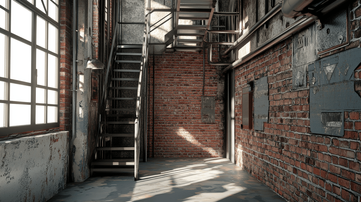 Industriella färgkoncept för urban charm