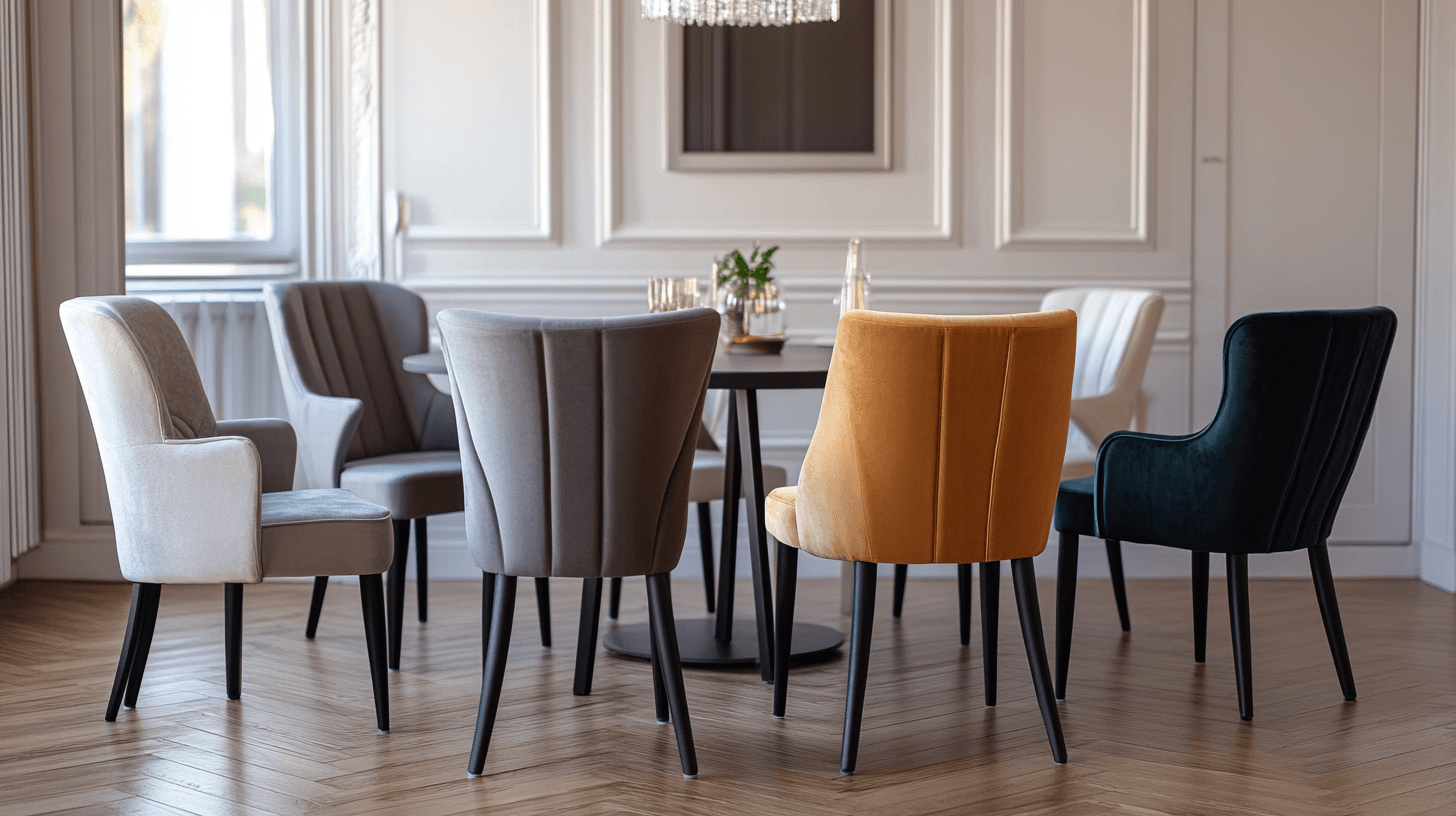 Olika stilar av designstolar