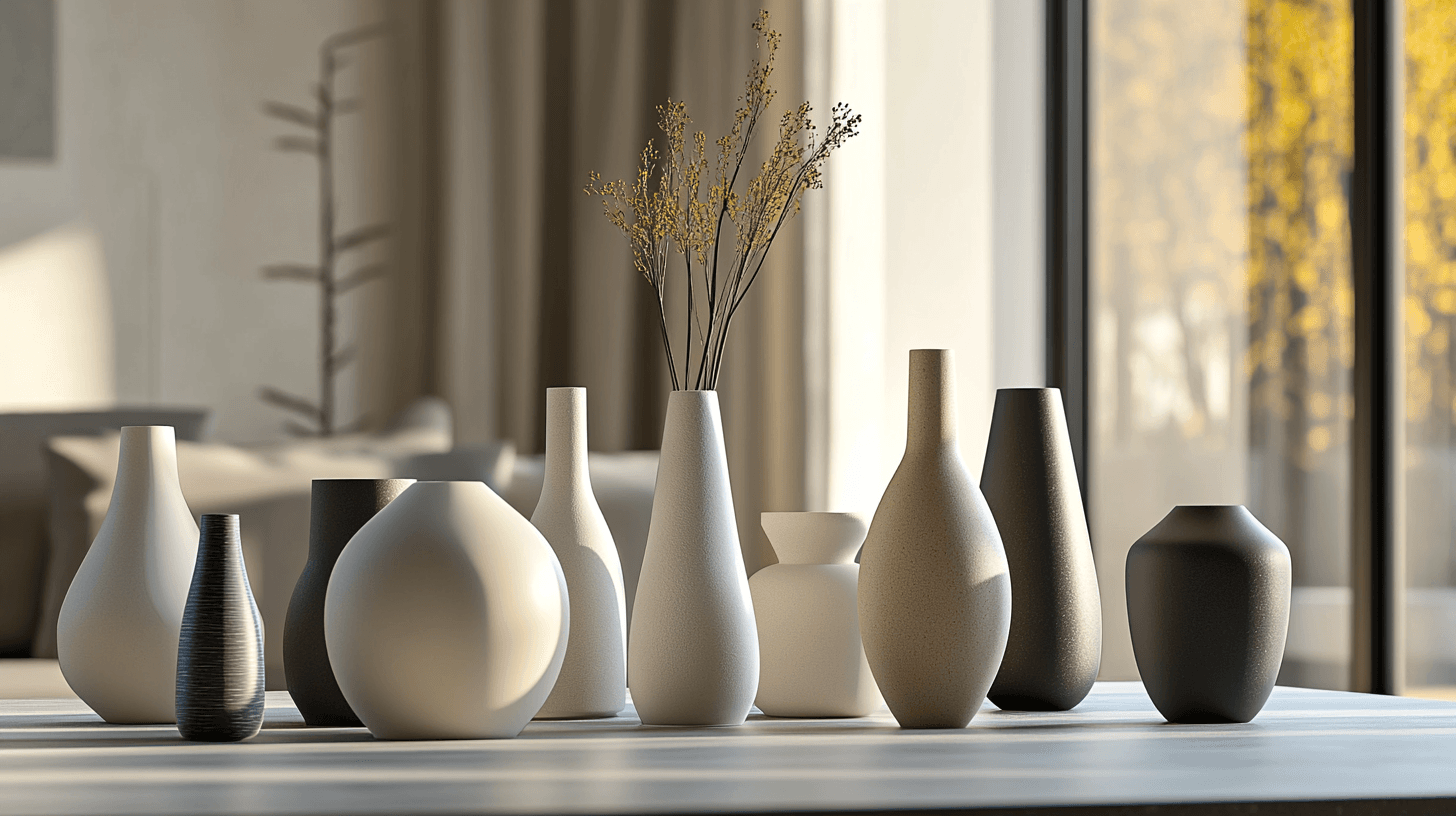 Mångfalden av minimalistiska vasdesigner