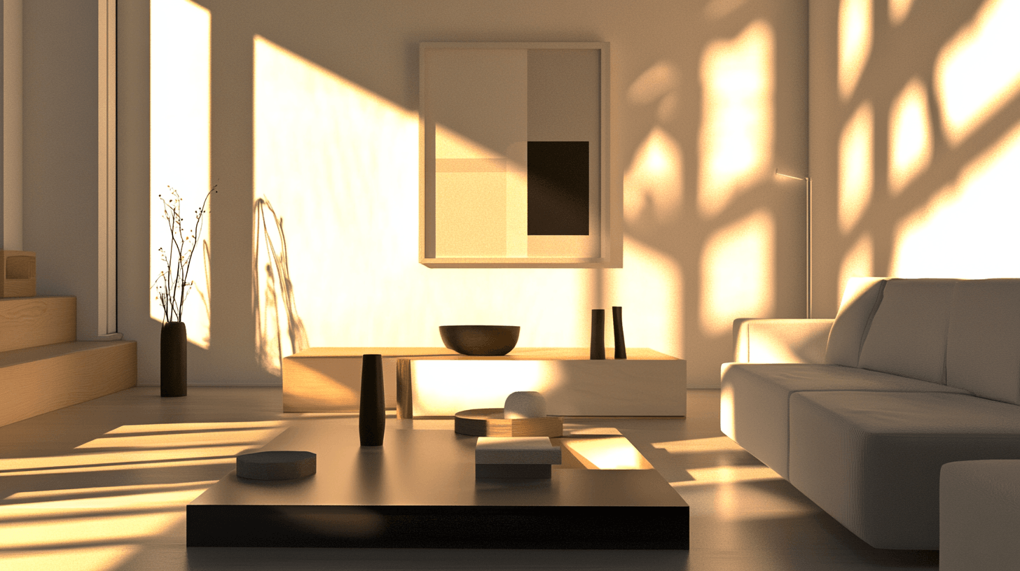 Dekoration med geometriska former: Minimalistisk elegans