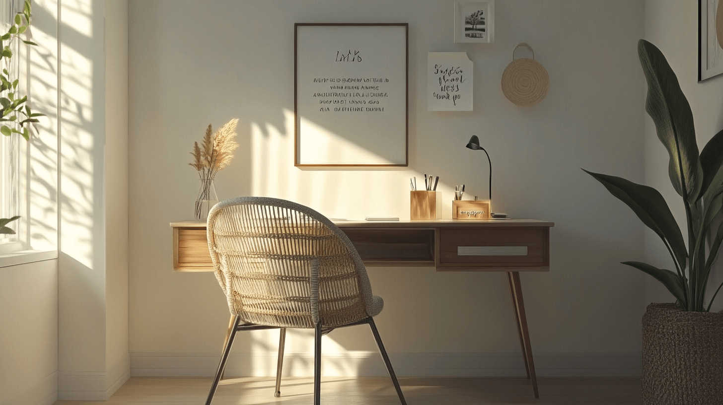 Dekorationselement för en inspirerande arbetsmiljö