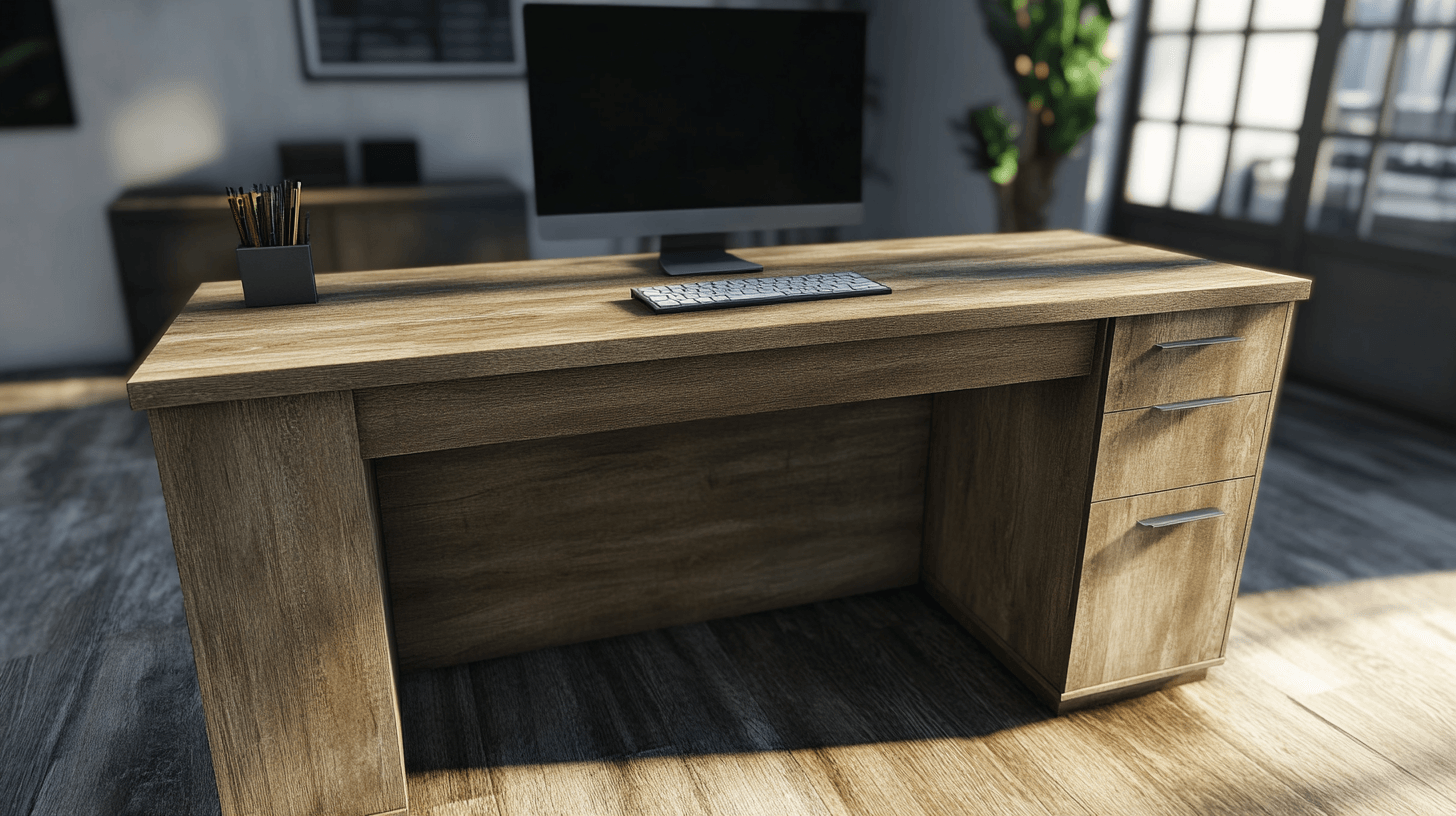 Elegant arbete: Design-skrivbord för ditt kontor