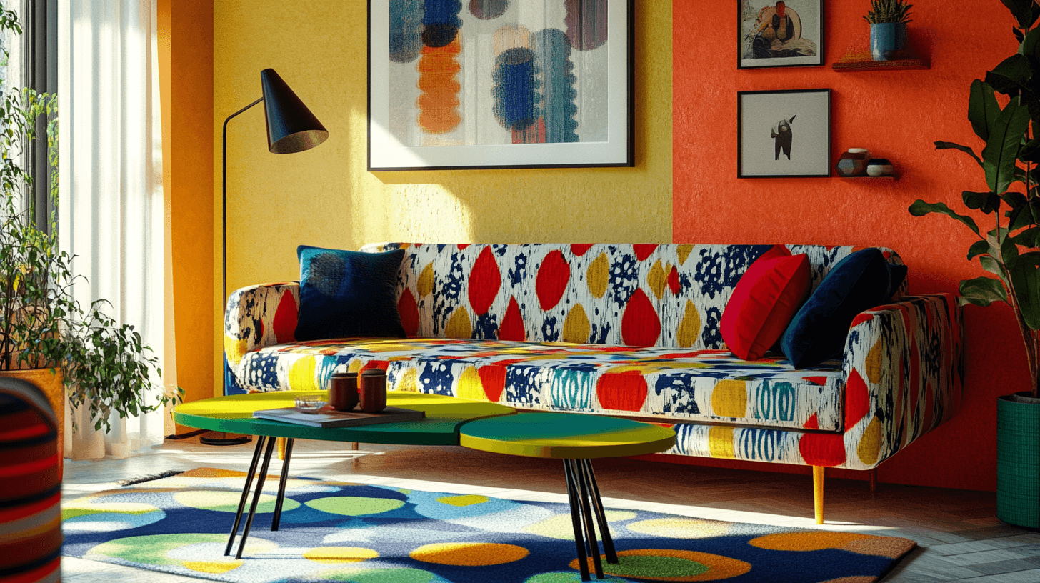 Retro Pop: Färgglada möbler och djärva designer