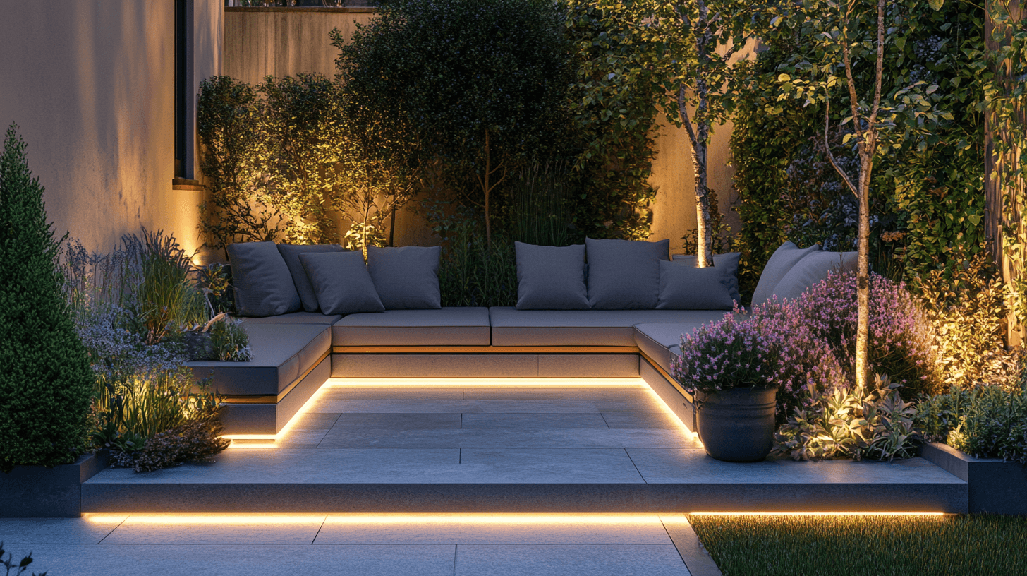 Trädgårdsmöbler med LED-belysning: Funktion och design förenade