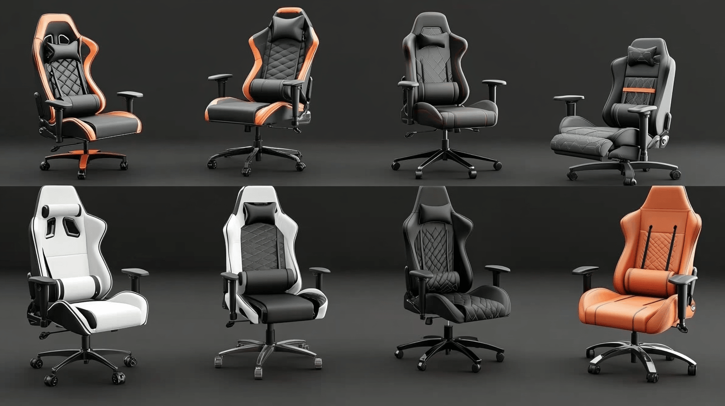 Material och design av spelstolar