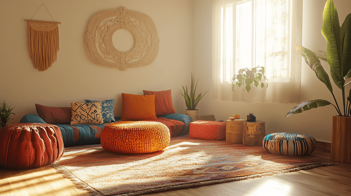 Inredning i boho-stil: Färgglad och mysig