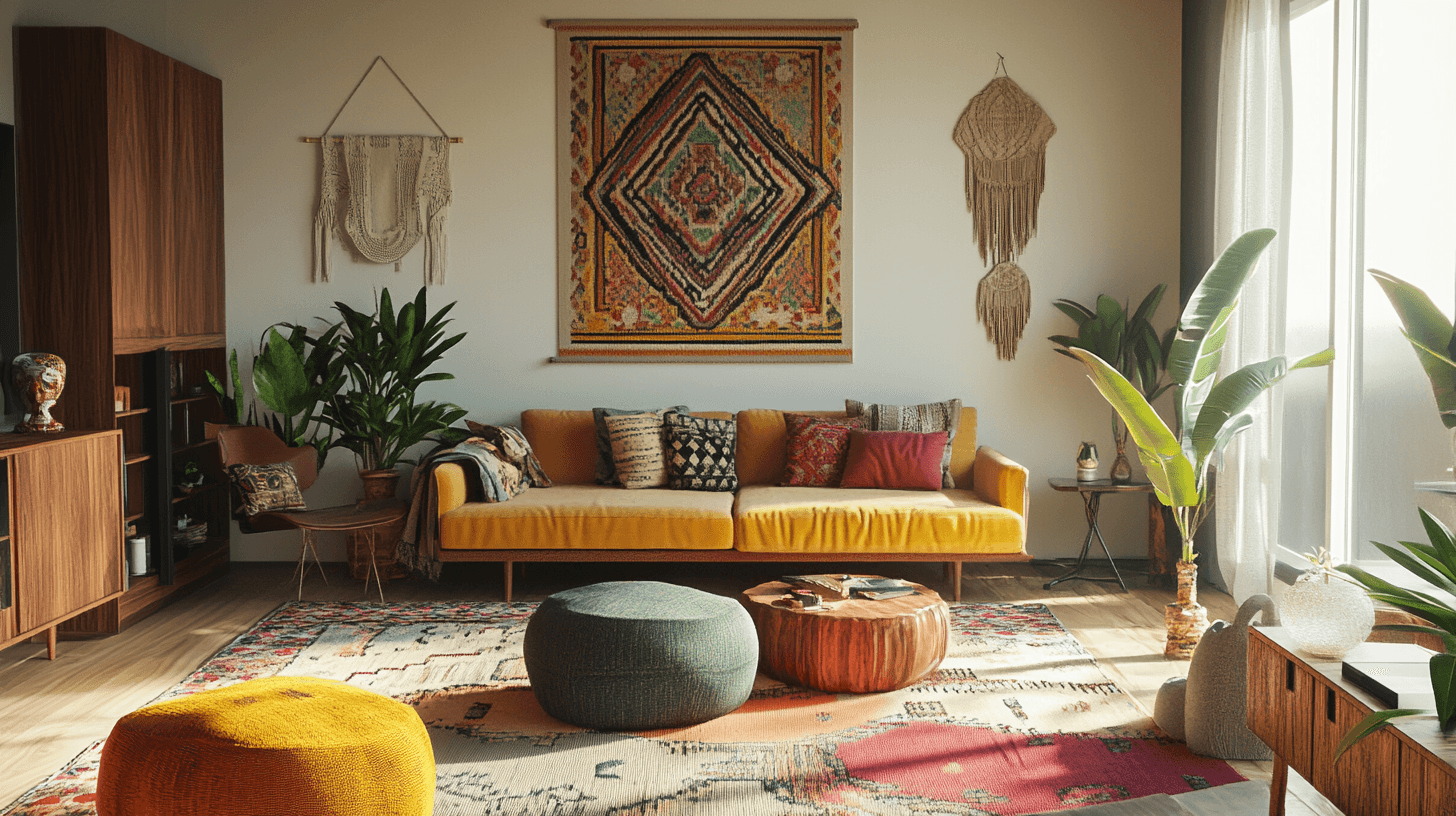 Boho-mid-century-mix: Den perfekta stilbrytningen