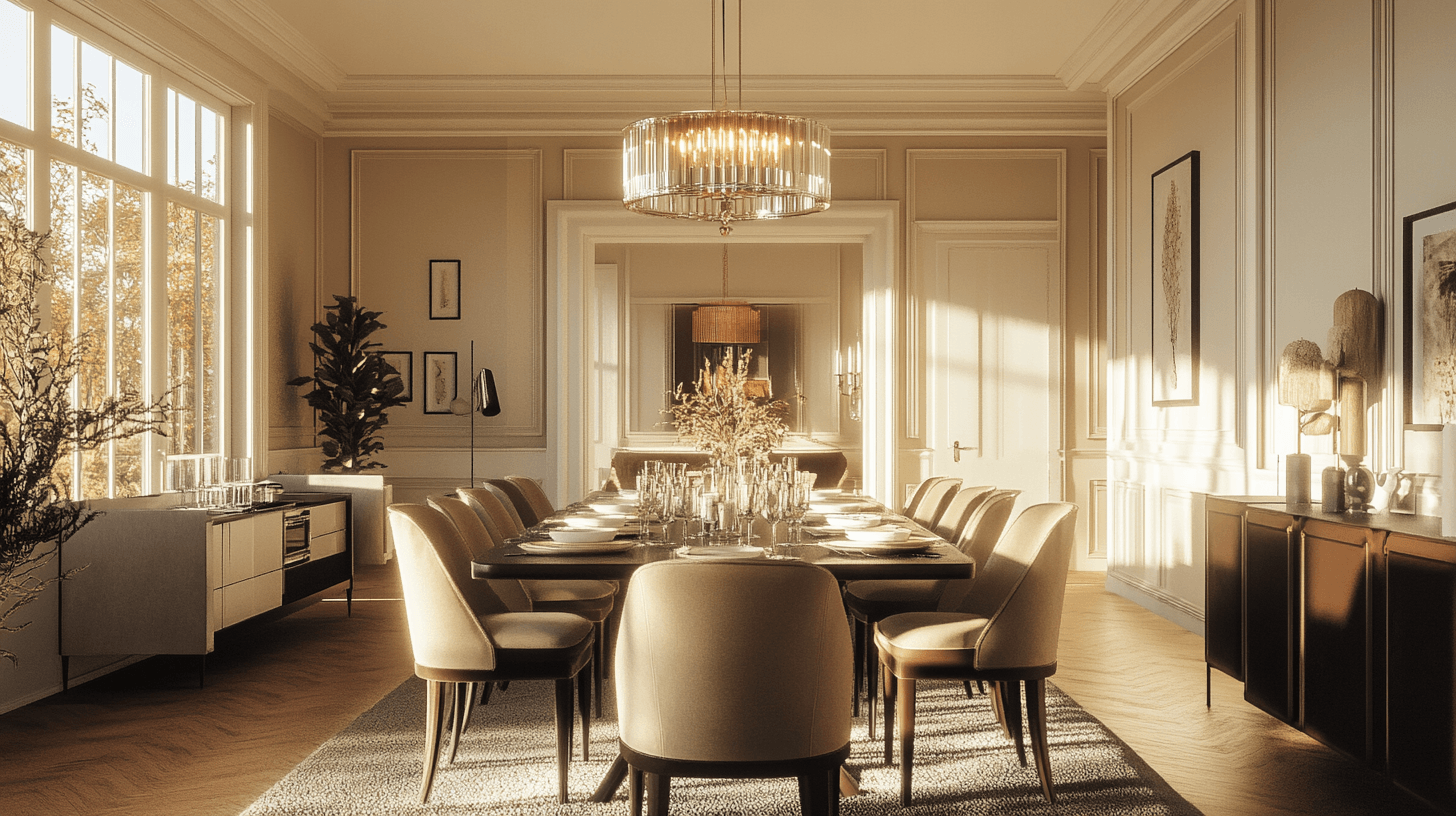 Skapa ett elegant matsal: Sätt stilfulla accenter