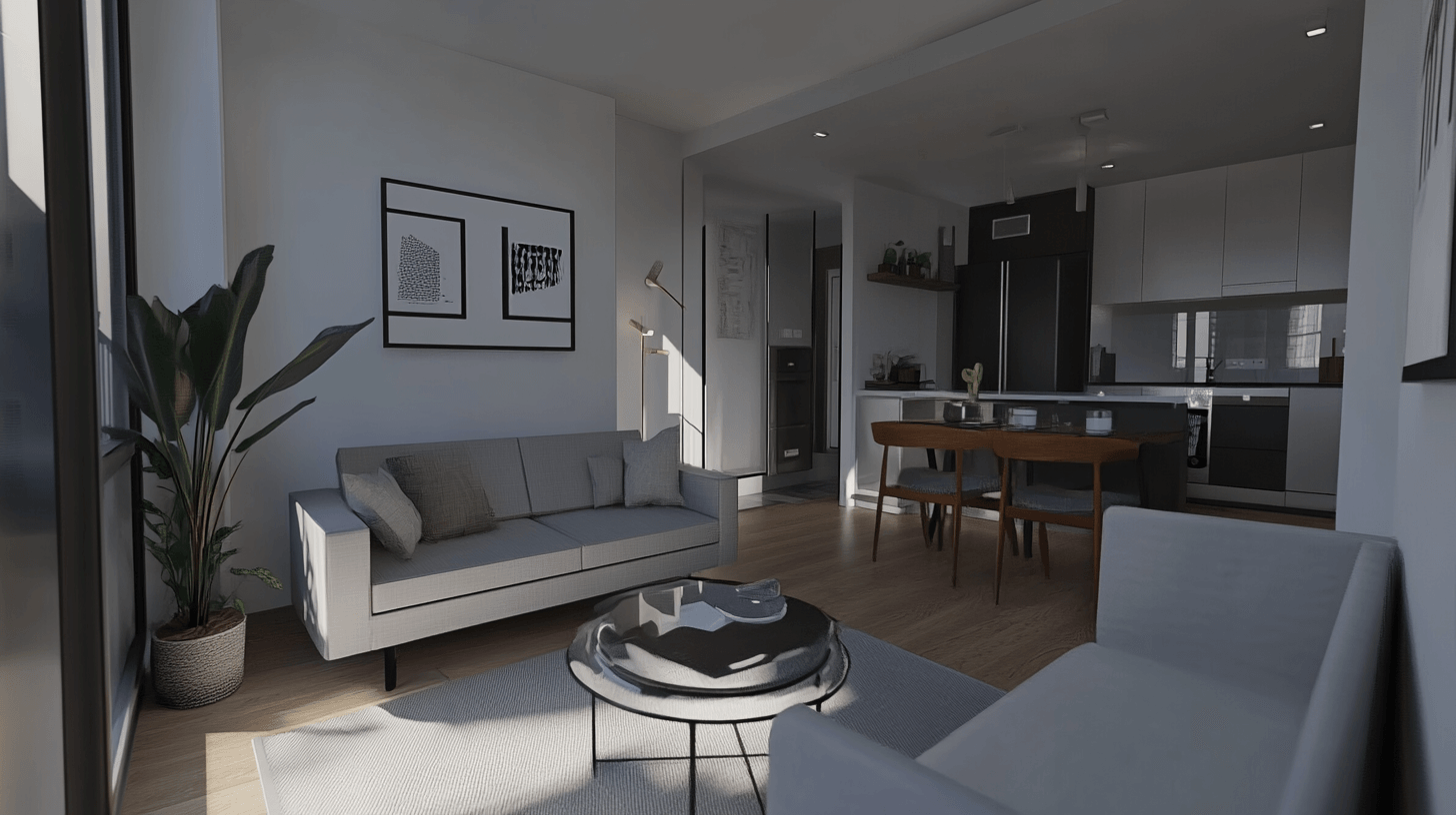 Urban minimalism: Lite utrymme, men mycket stil