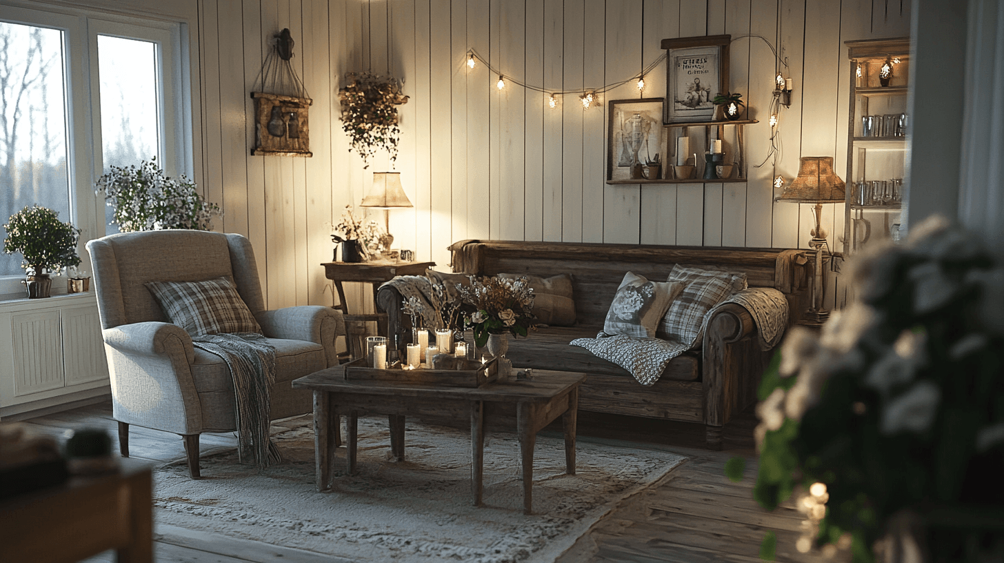 Lantlig stil: Rustik romantik för hemmet
