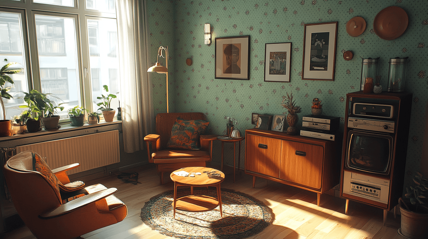 Dekoration i nordisk vintage stil