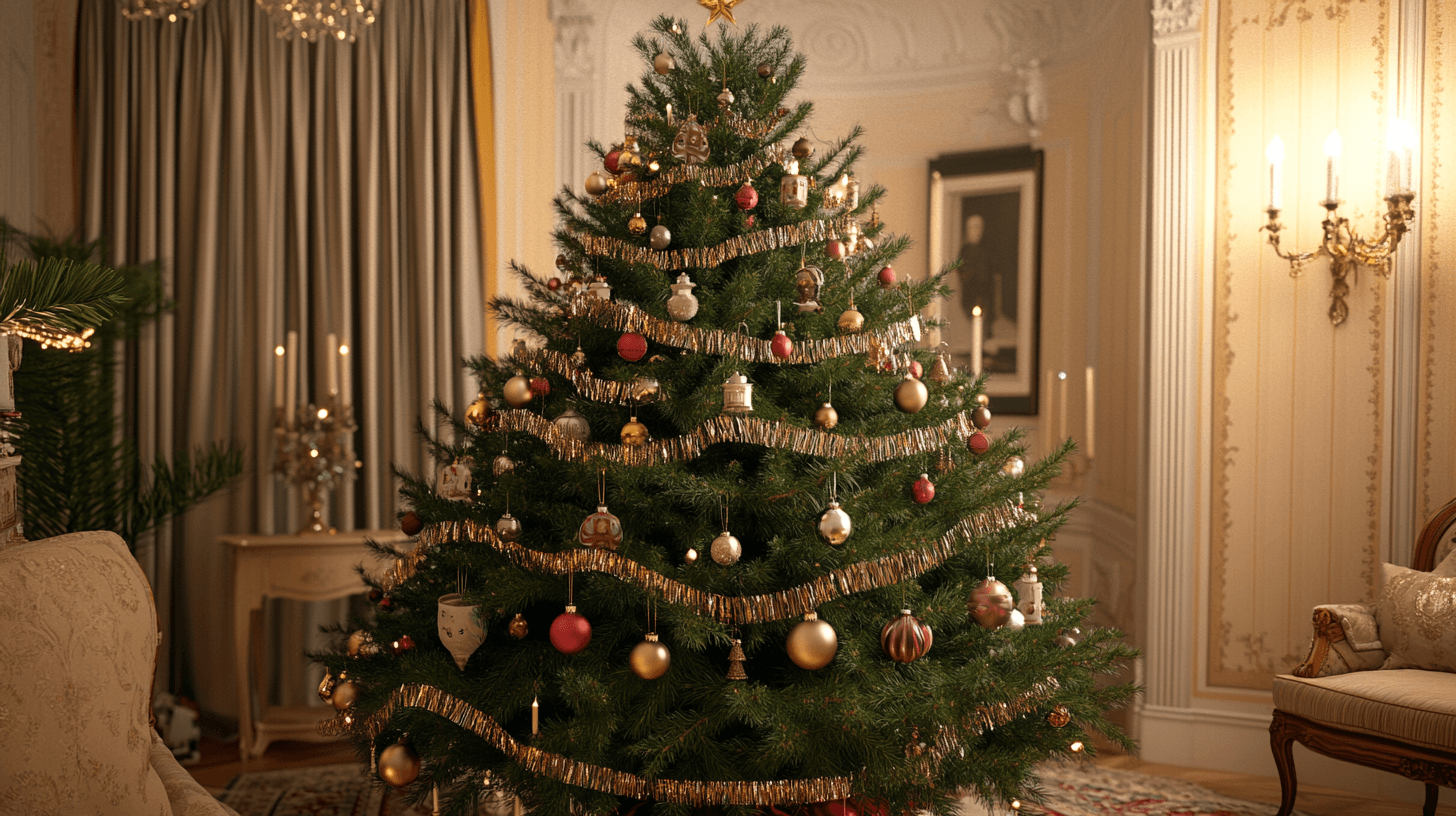 Traditionella julgransdekorationer