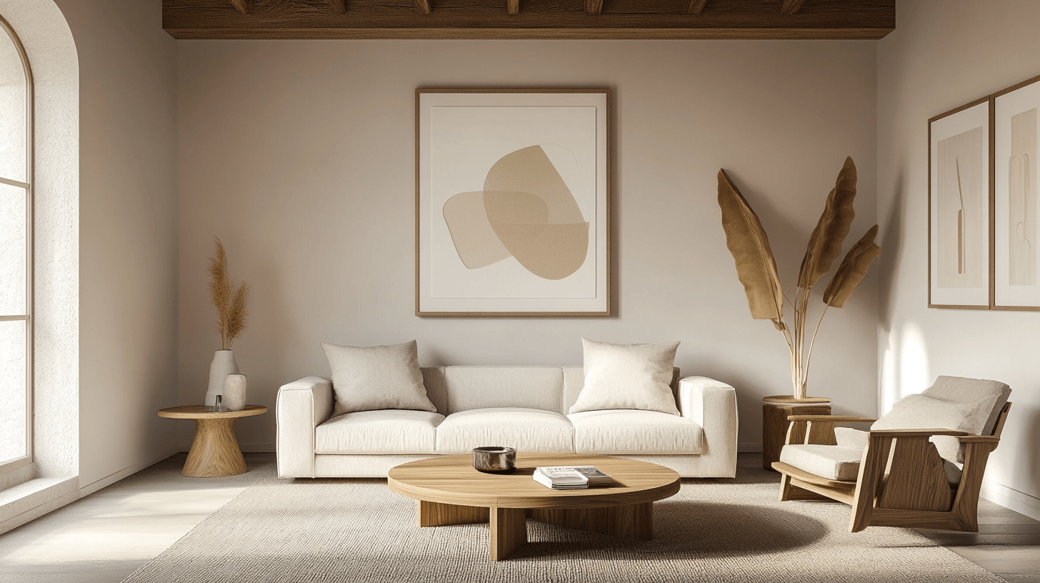 Dekoration i minimalistisk stil
