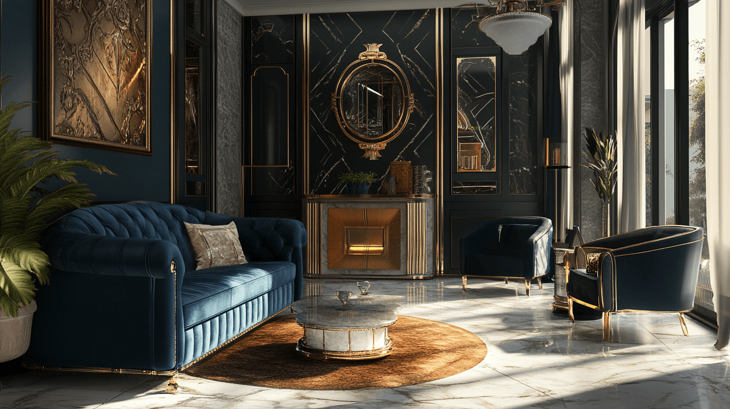 Boendestilar i Art Déco-design: Från retro till modern