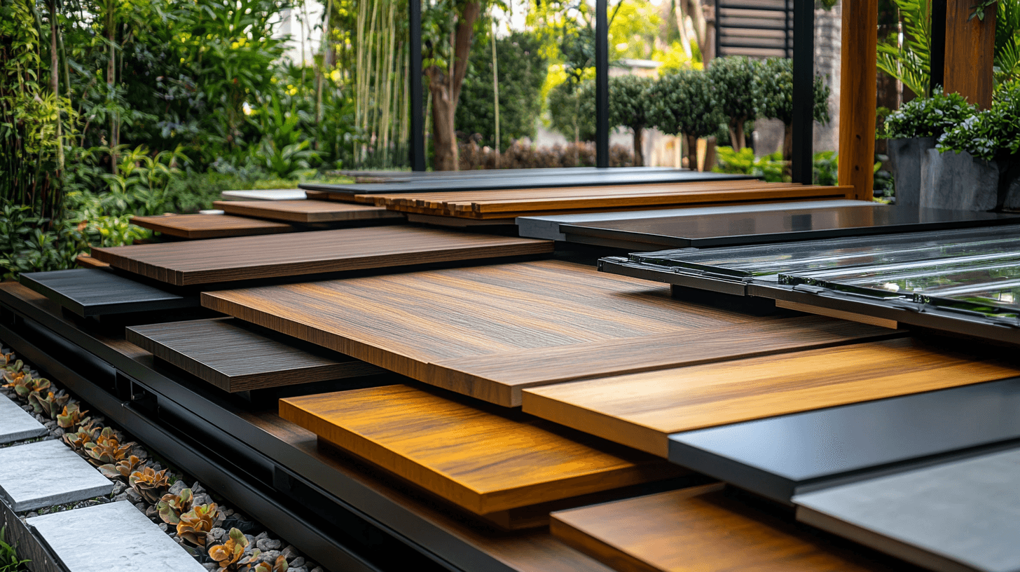 Material för terrassöverdrag